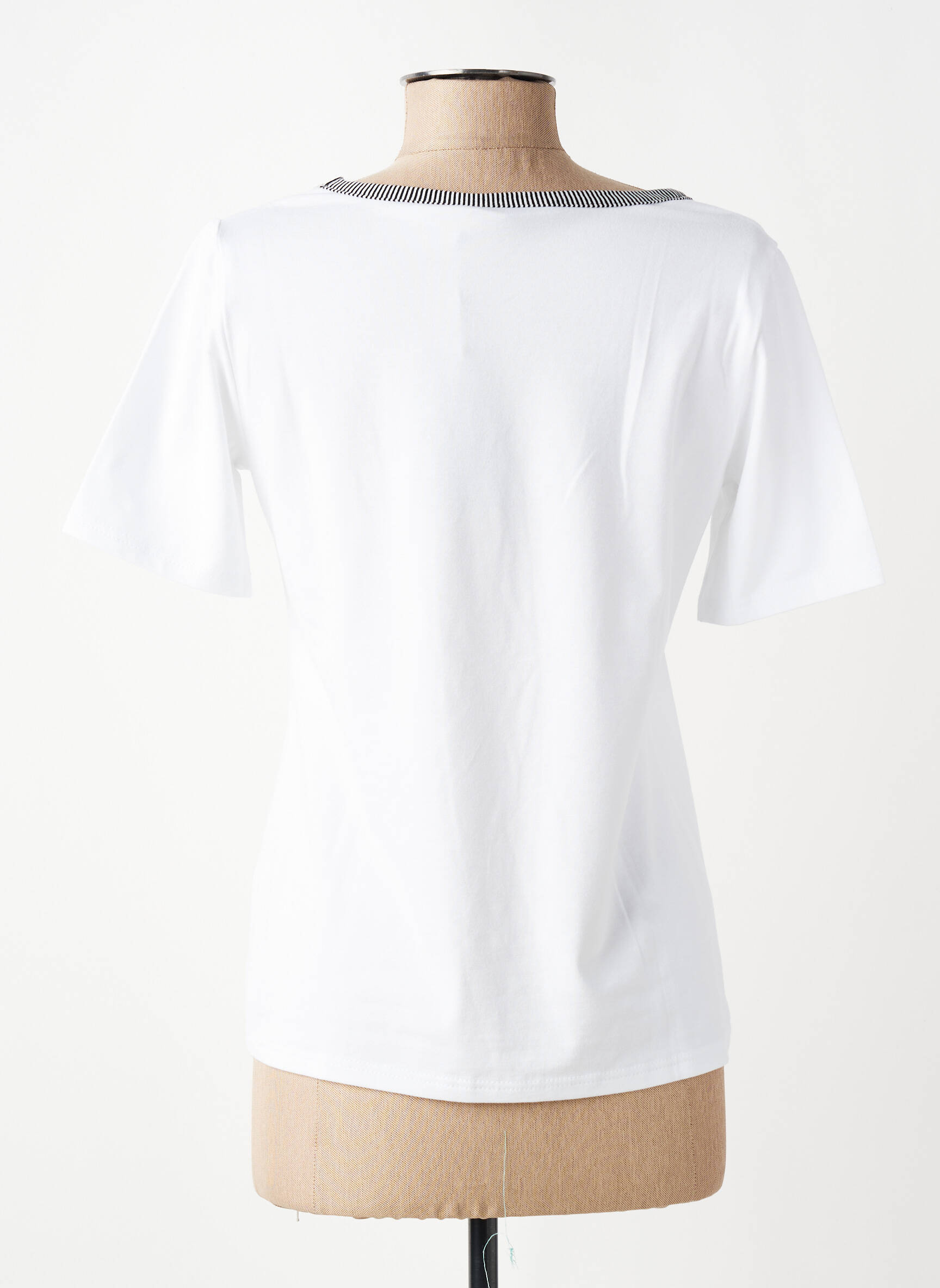 T-shirt imprimé fantaisie manches courtes blanc TELMAIL femme