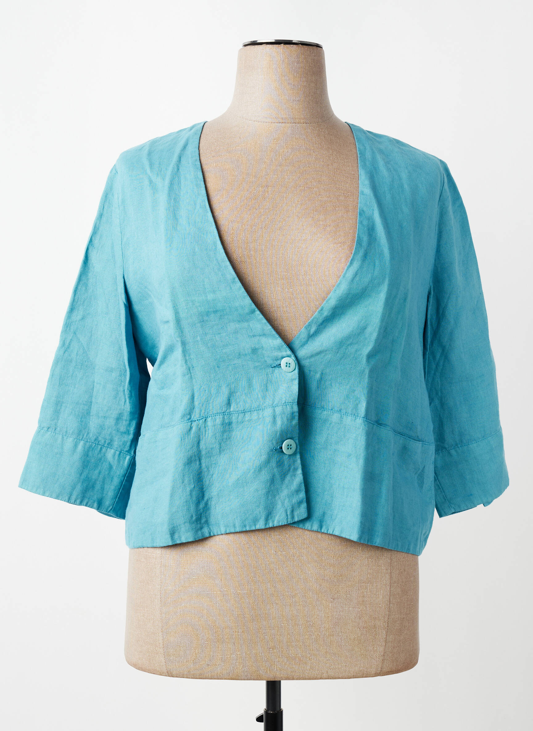 Veste casual coupe droite bleu MES SOEURS ET MOI femme