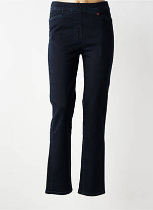 Jeans coupe slim tissage brut taille normale bleu TONI femme