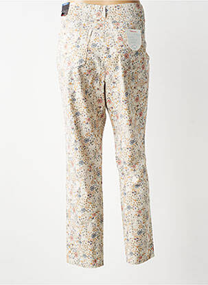 Pantalon slim taille élastique taille normale beige TONI femme