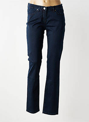 Jeans coupe slim tissage brut taille normale bleu TONI femme