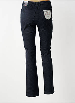 Pantalon slim taille haute taille haute bleu TONI femme