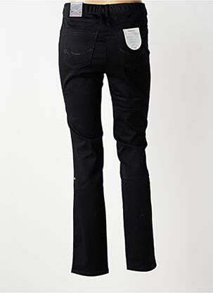 Pantalon slim taille élastique taille normale noir TONI femme