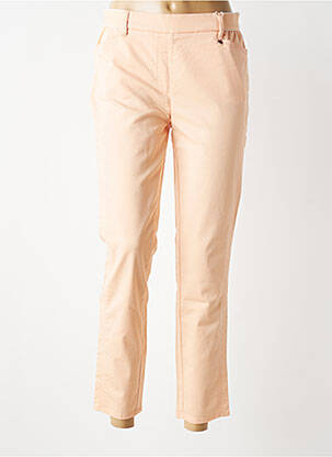 Pantalon 7/8 stretch taille normale orange TONI femme