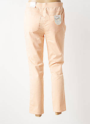 Pantalon 7/8 stretch taille normale orange TONI femme