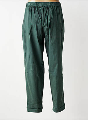 Pantalon droit taille à pinces taille haute vert MES SOEURS ET MOI femme