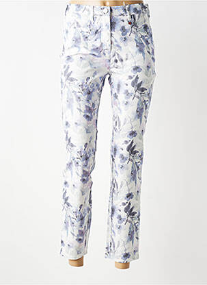 Jeans coupe slim stretch taille normale violet TONI femme