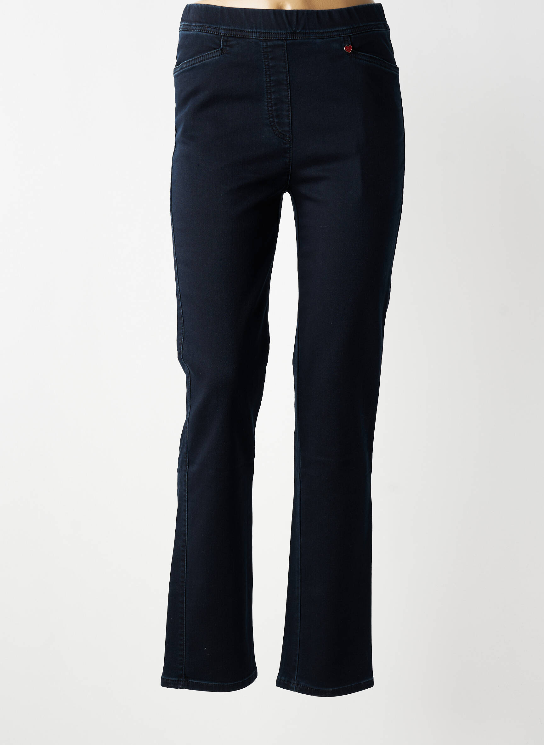 Jeans coupe slim tissage brut taille normale bleu TONI femme