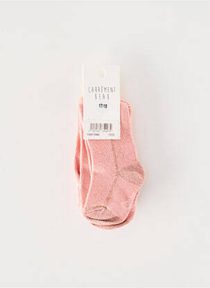 Collants stretch rose CARREMENT BEAU fille