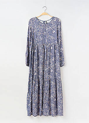 Robe longue manches longues manches longues violet IKKS fille
