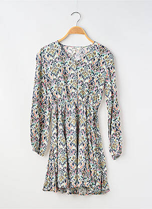 Robe mi-longue manches longues vert GARCIA fille