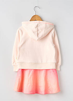 Robe mi-longue coupe évasée manches longues rose BILLIEBLUSH fille