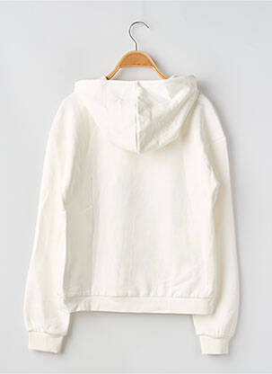Sweat-shirt à capuche stretch manches longues beige ONLY fille