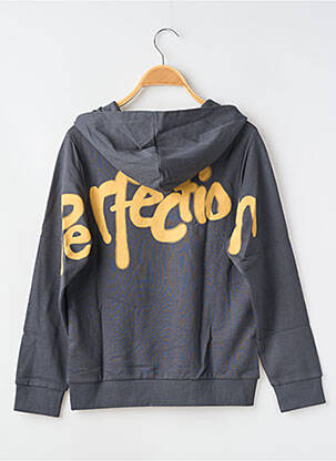 Sweat-shirt à capuche stretch manches longues gris NAME IT fille