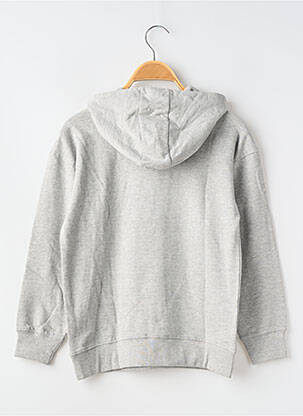Sweat-shirt à capuche stretch manches longues gris GARCIA fille