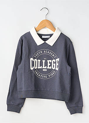 Sweat-shirt manches longues manches longues bleu NAME IT fille