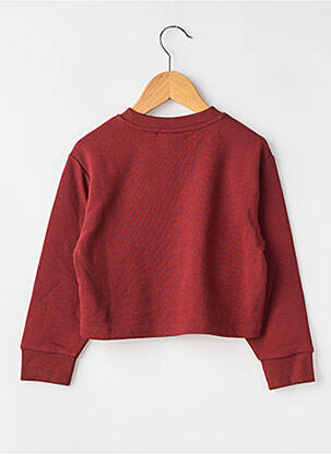 Sweat-shirt manches longues manches longues rouge VERO MODA fille