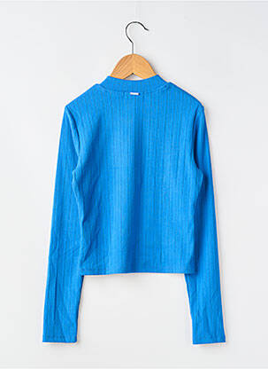 T-shirt coupe cintrée manches longues bleu WAY (WAY ARE YOU) BY IKKS fille
