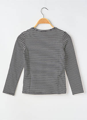 T-shirt coupe cintrée sans manche noir IKKS fille