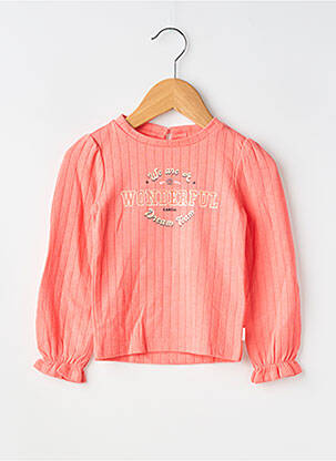 T-shirt coupe cintrée manches longues orange GARCIA fille