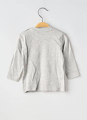 T-shirt coupe cintrée manches longues gris IKKS fille