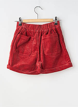 Short stretch taille élastique rouge IKKS fille