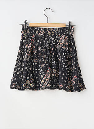 Jupe mi-longue taille normale noir GARCIA fille