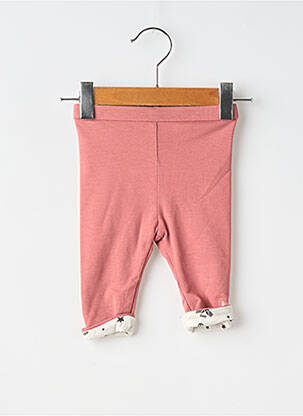 Legging stretch taille élastique rose IKKS fille
