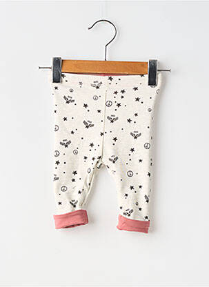Legging stretch taille élastique rose IKKS fille