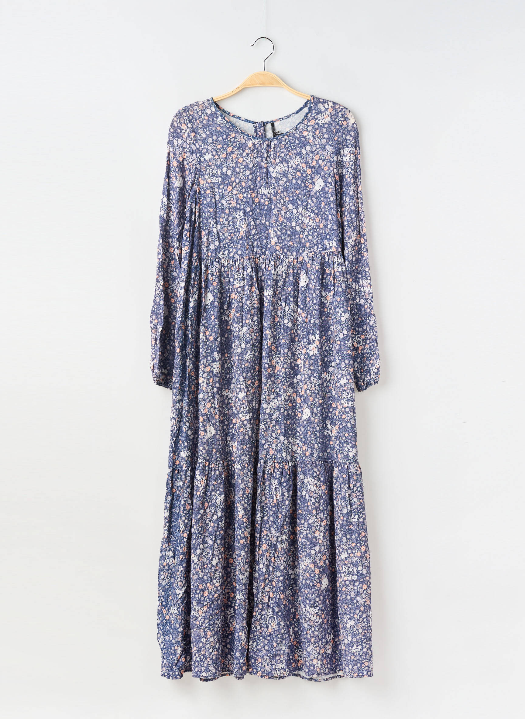 Robe longue manches longues manches longues violet IKKS fille