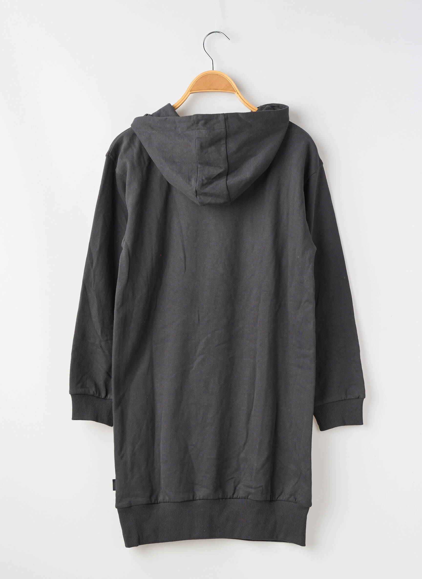 Robe mi-longue col rond manches longues gris GARCIA fille