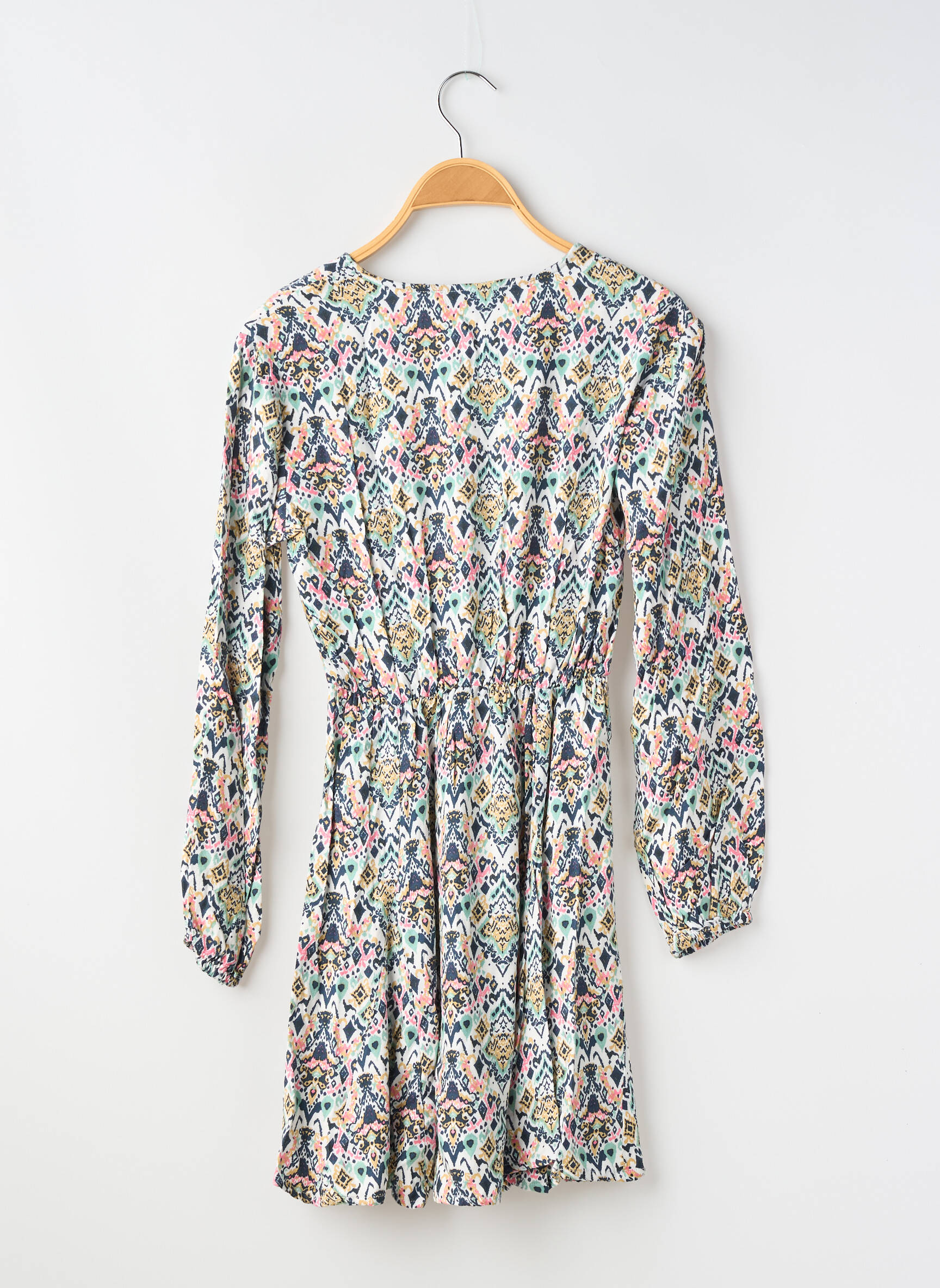 Robe mi-longue manches longues vert GARCIA fille