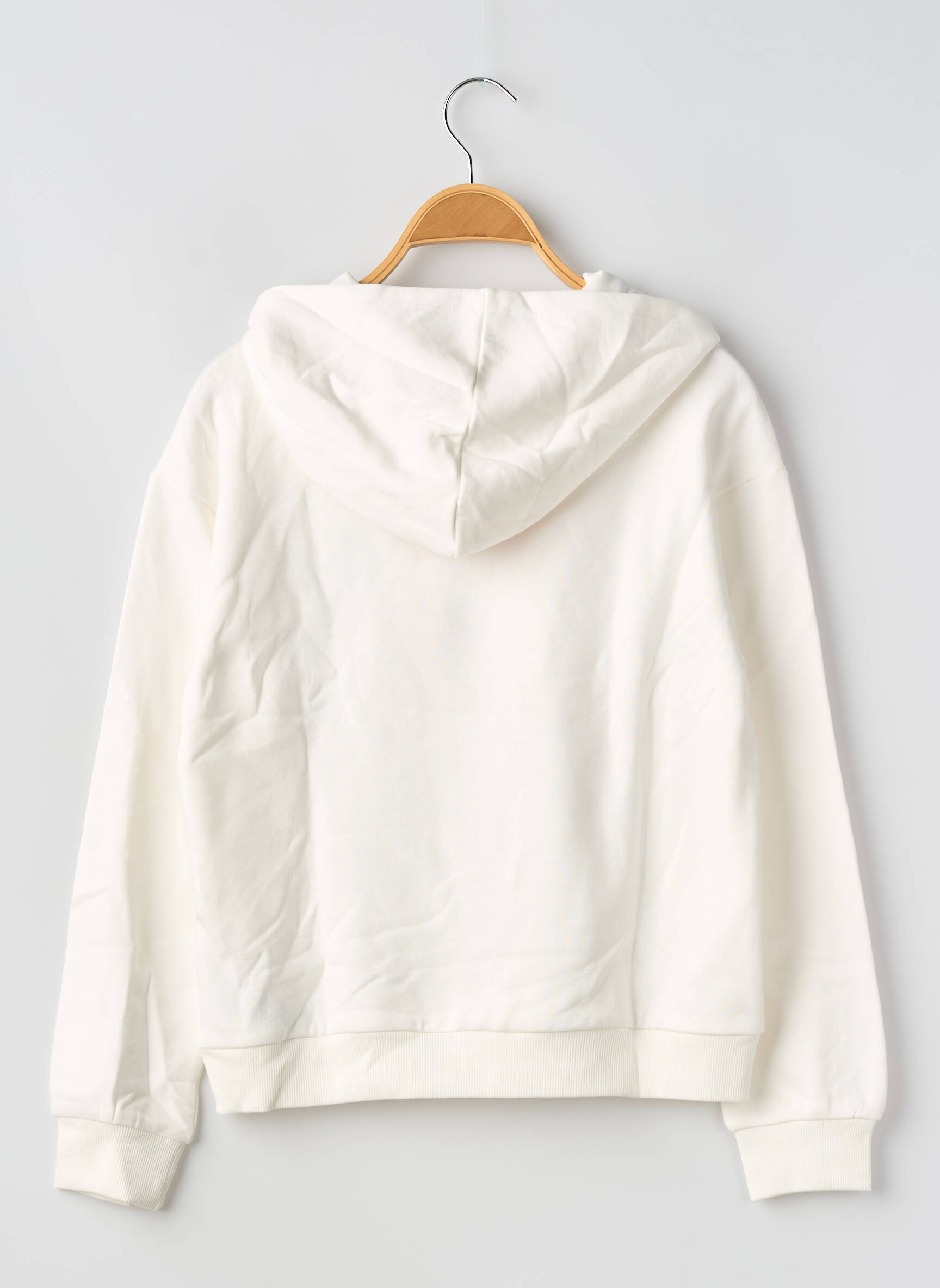Sweat-shirt à capuche stretch manches longues beige ONLY fille