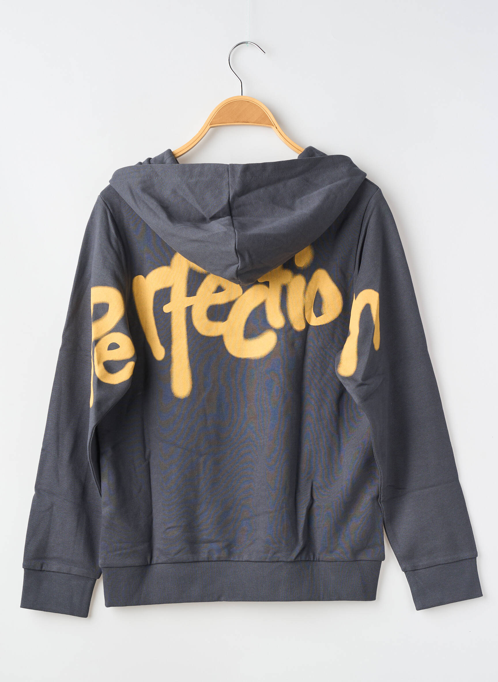 Sweat-shirt à capuche stretch manches longues gris NAME IT fille