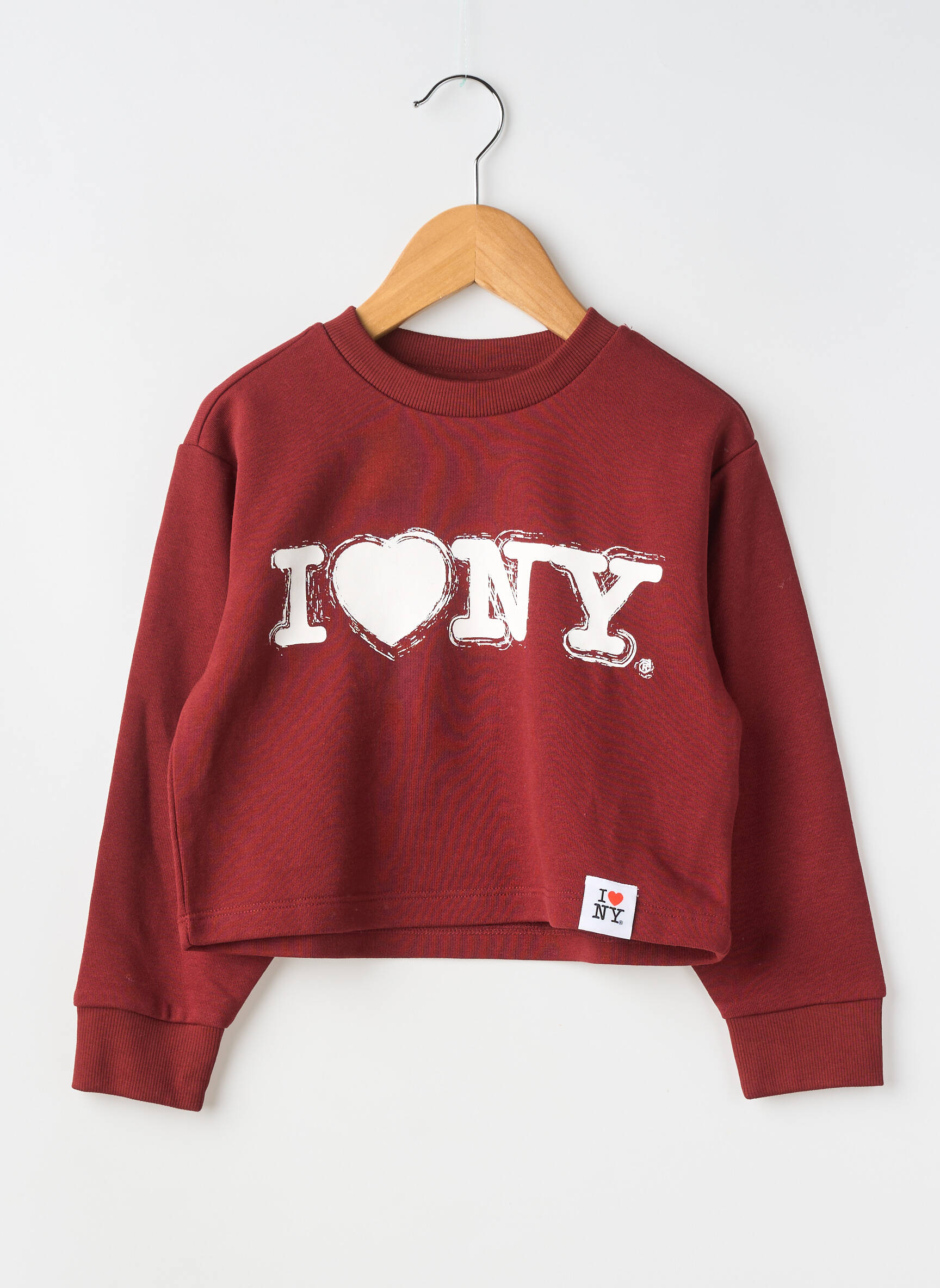 Sweat-shirt manches longues manches longues rouge VERO MODA fille