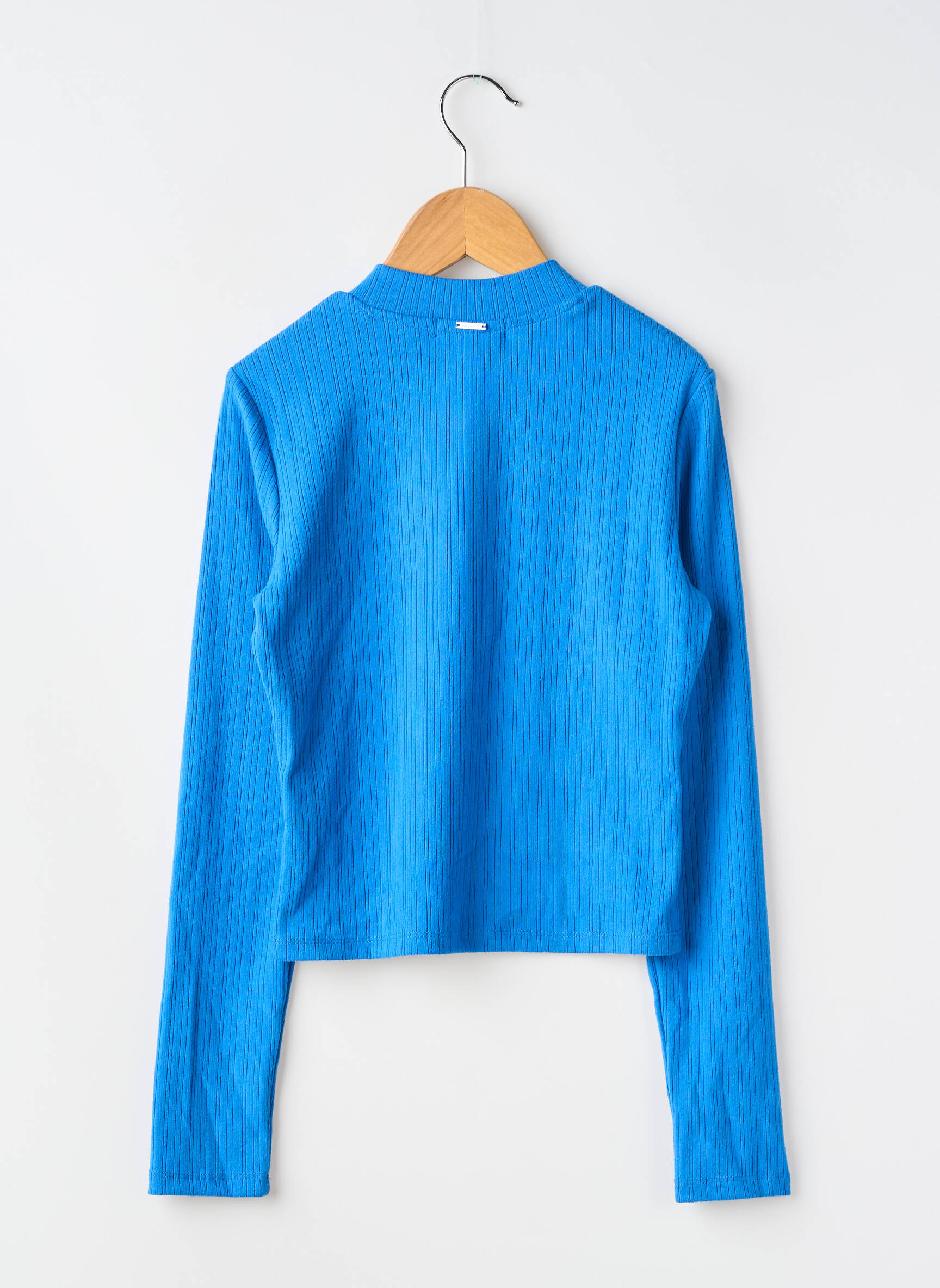 T-shirt coupe cintrée manches longues bleu WAY (WAY ARE YOU) BY IKKS fille