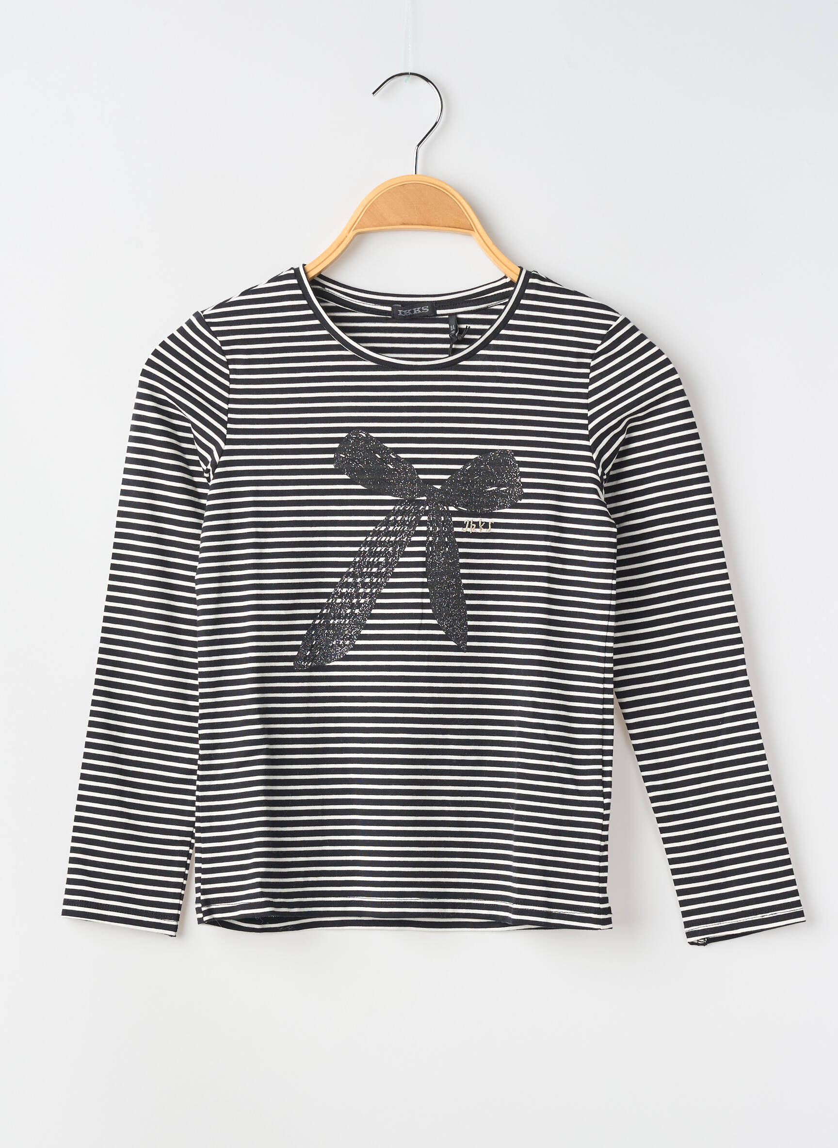 T-shirt coupe cintrée sans manche noir IKKS fille