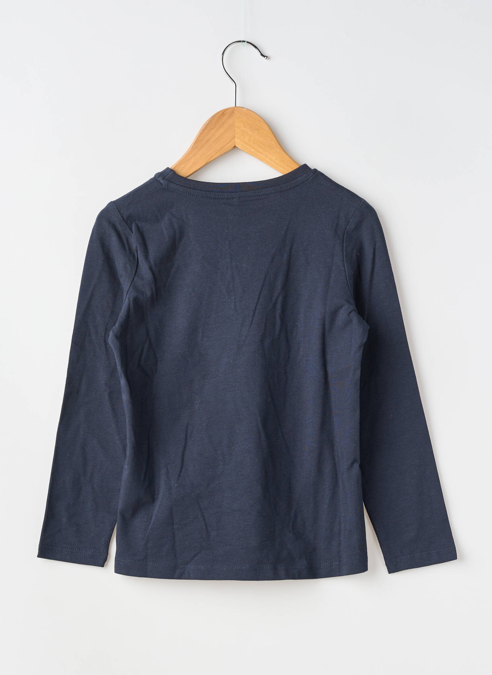 T-shirt coupe cintrée manches longues bleu NAME IT fille