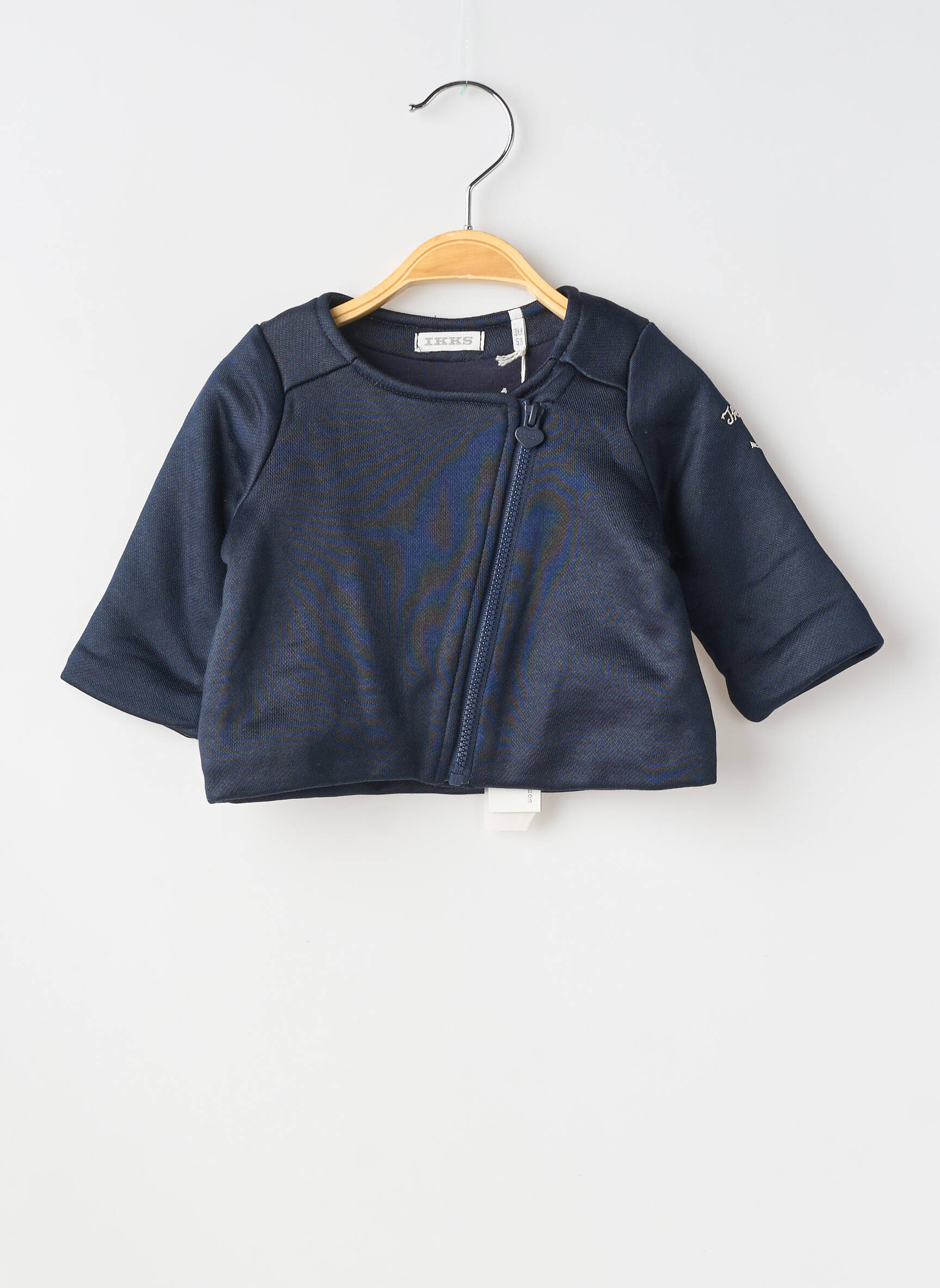 Veste casual col rond bleu IKKS fille