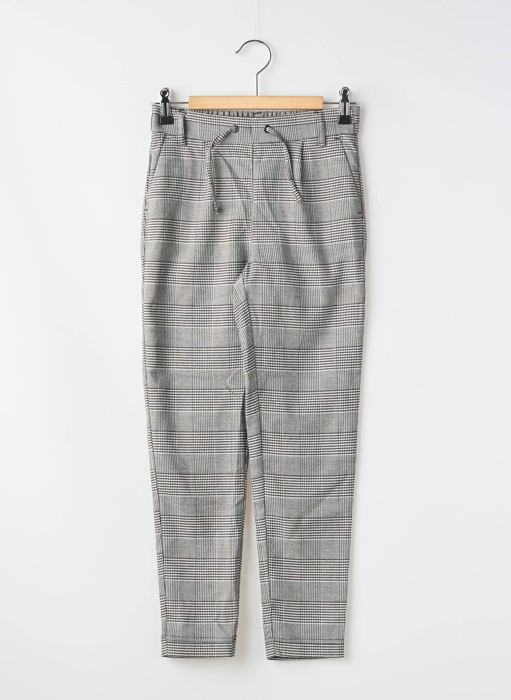 Pantalon droit resserrée sur le bas taille ajustable gris ONLY fille