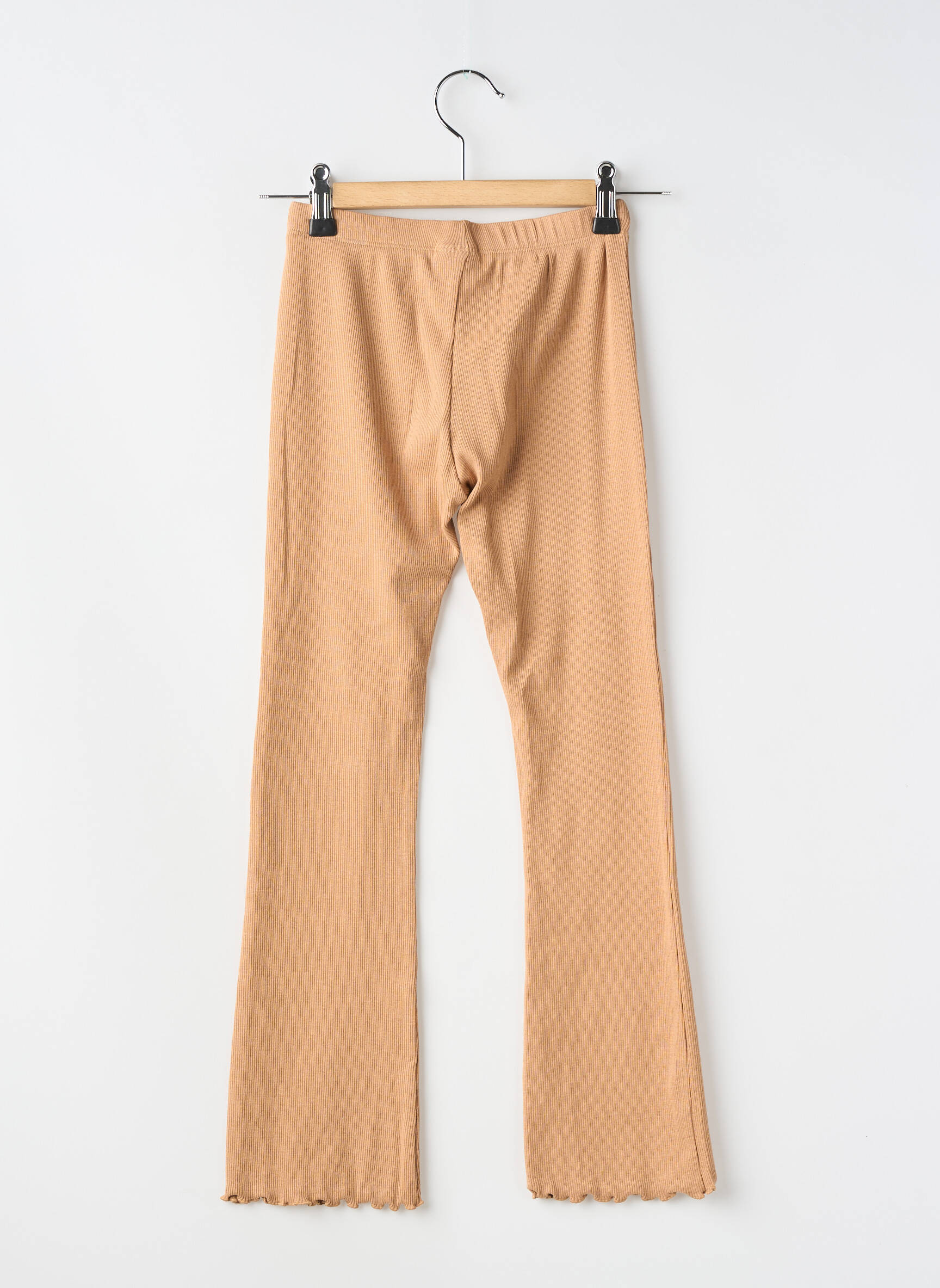 Pantalon flare stretch taille élastique beige MAYORAL fille