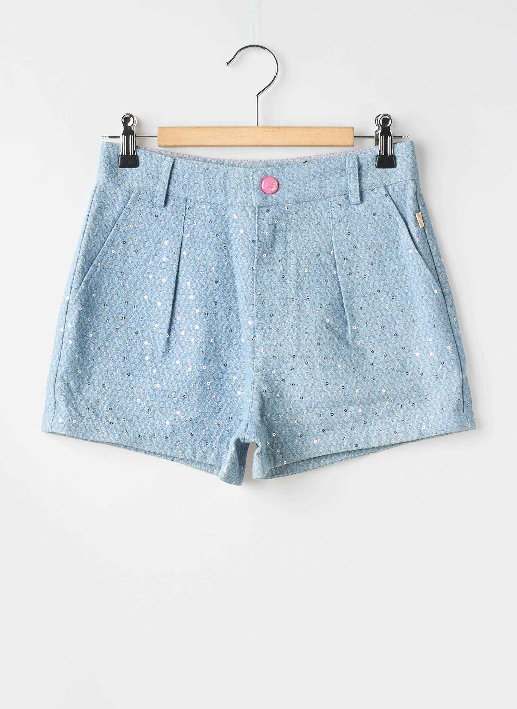 Short stretch taille ajustable bleu BILLIEBLUSH fille