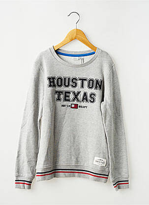 Sweat-shirt tissage molletoné manches longues gris NAME IT garçon