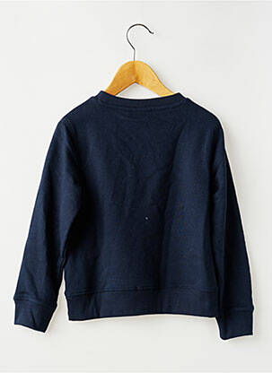 Sweat-shirt tissage molletoné manches longues bleu GARCIA garçon