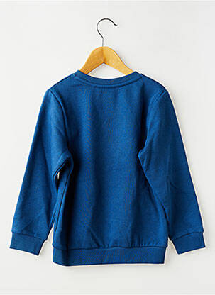 Sweat-shirt tissage molletoné manches longues bleu NAME IT garçon