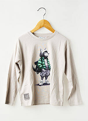 T-shirt manches longues manches longues beige MAYORAL garçon