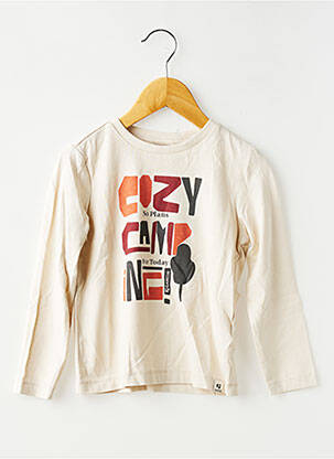 T-shirt manches longues manches longues beige GARCIA garçon