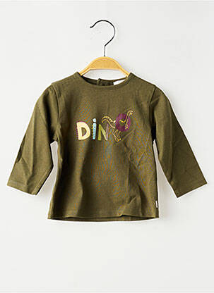 T-shirt manches longues manches longues vert CARREMENT BEAU garçon