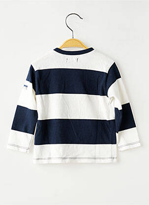 T-shirt manches longues manches longues bleu IKKS enfant