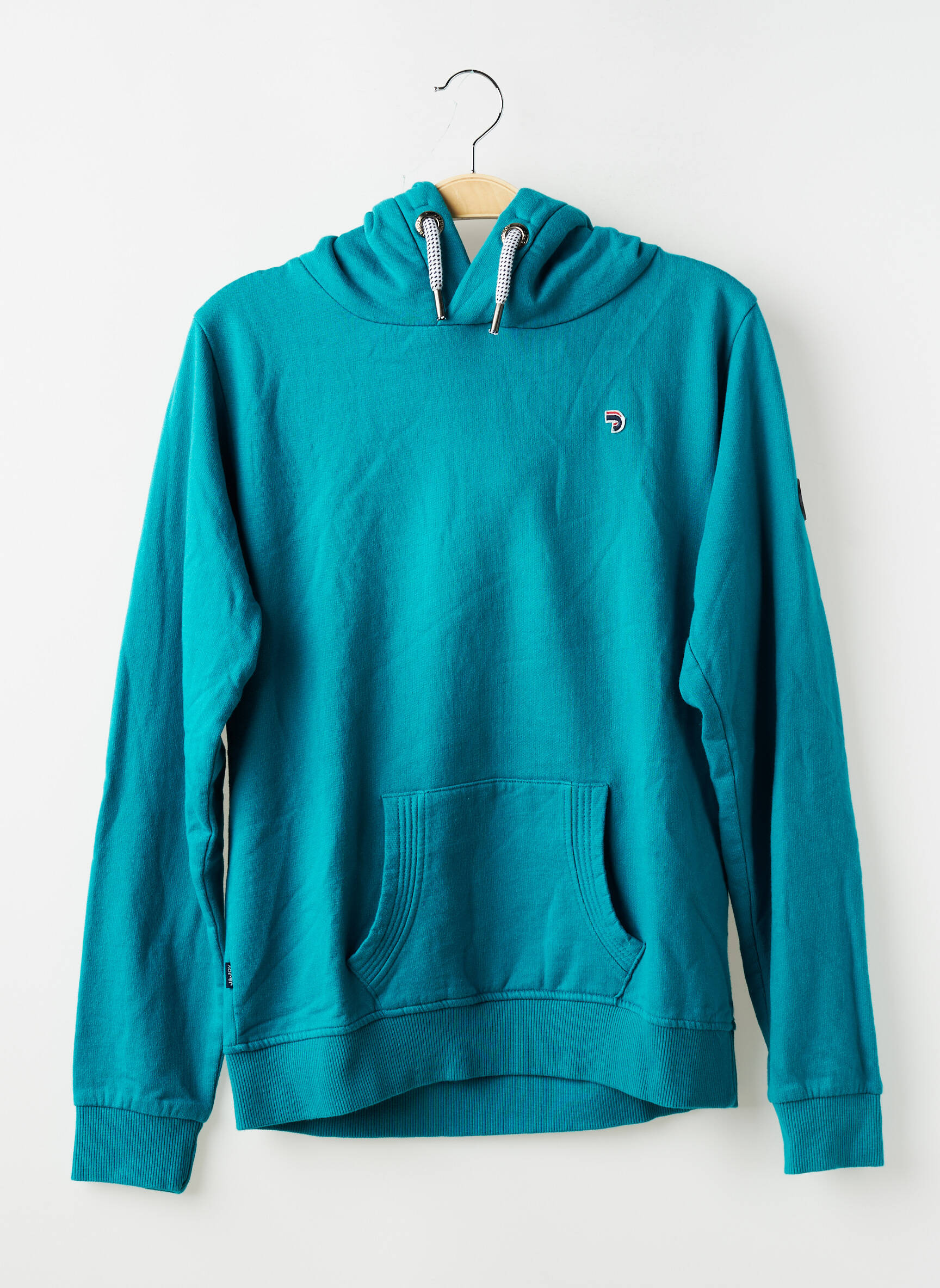Sweat-shirt à capuche poches manches longues bleu J&JOY garçon